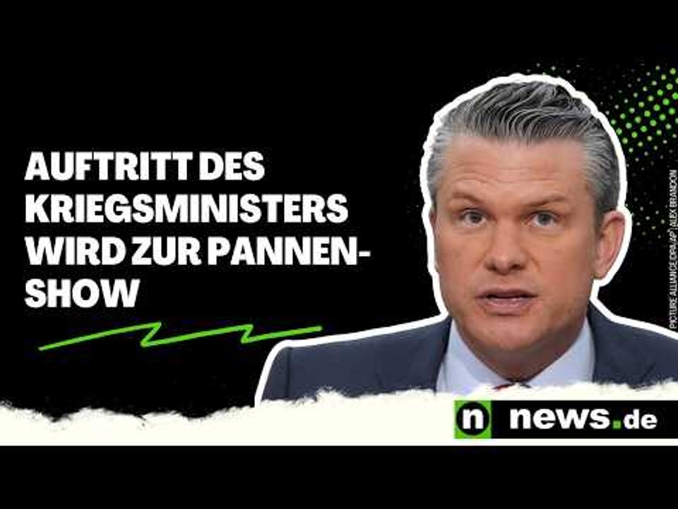 Pete Hegseth: Vom Winde verweht - Auftritt des Kriegsministers wird zur Pannen-Show