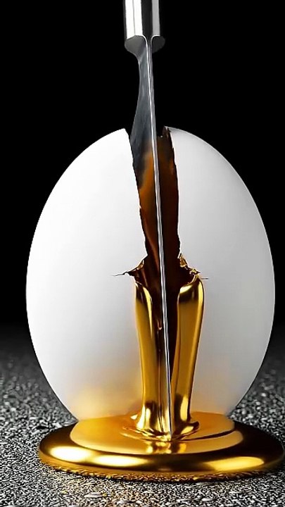 Cutting  a egg! #ASMR #satisfying