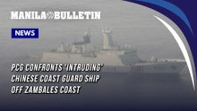 PCG confronts 'intruding' Chinese coast guard ship off Zambales coast