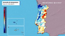 Subida acentuada das temperaturas nesta quarta, 20 de maio