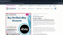 8 Best Sites to B,,u,,y Verified eBay Accounts Instantly