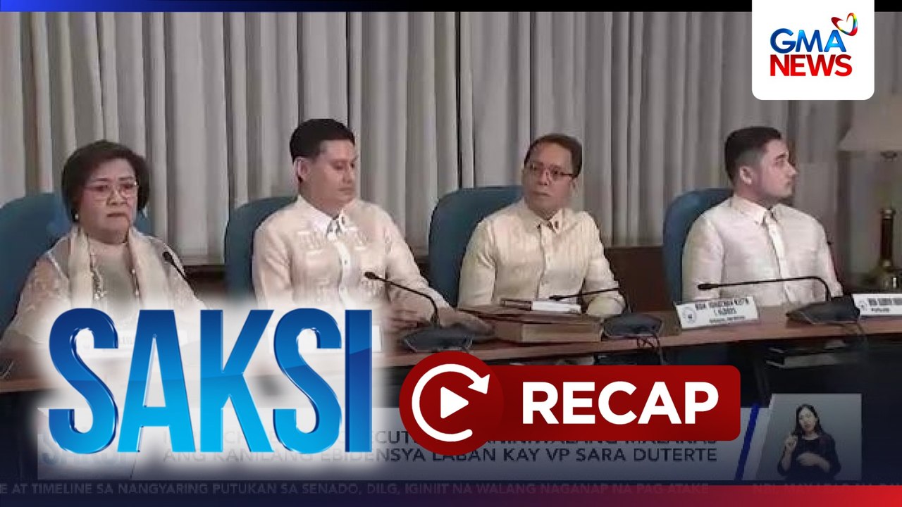 Saksi: (Part 2) Sen. Raffy Tulfo, itinangging may pananakot mula sa minorya; Sen. Mark Villar, bagong chair ng Senate Committee on Finance; "Taskforce Firewall" media conference