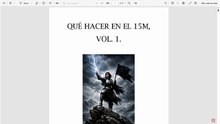 QUE HACER EN EL 15M VOL 1