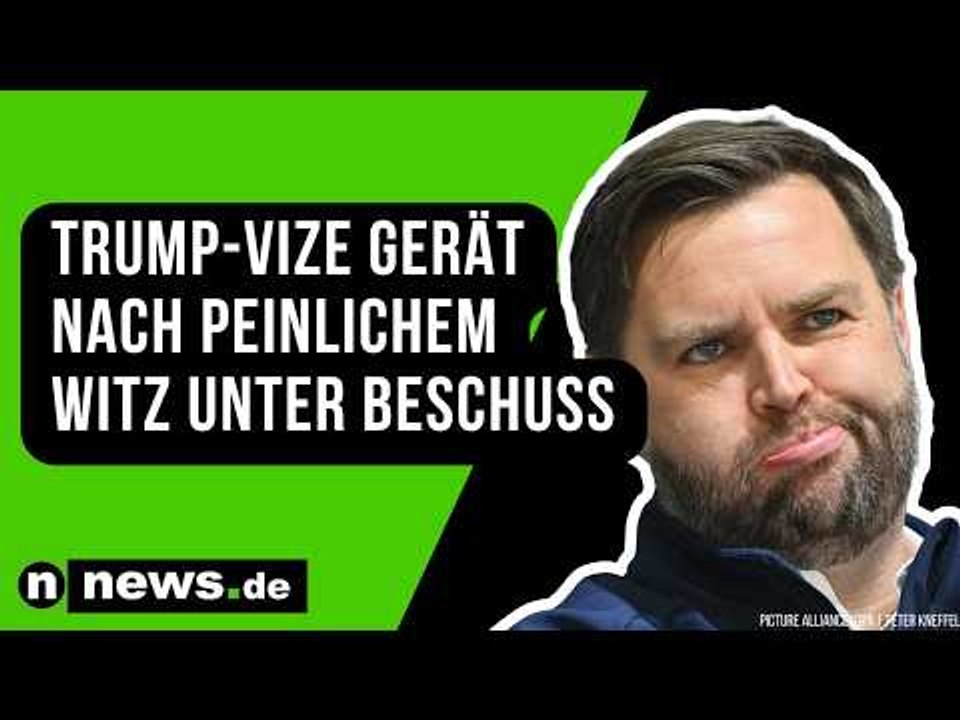 JD Vance: Trump-Vize gerät nach peinlichem Witz unter Beschuss
