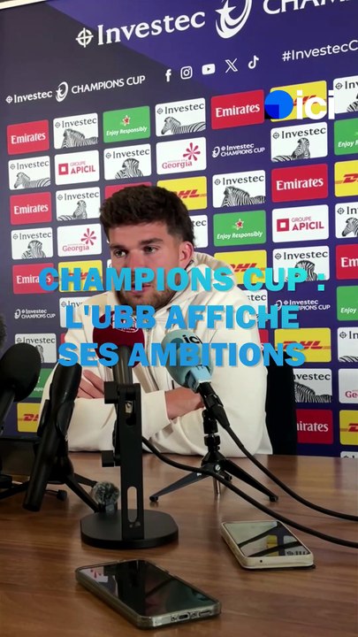 Finale de Champions Cup : l'UBB "cherche une deuxième étoile pour marquer l'histoire", assume Matthieu Jalibert