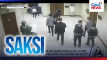 Warning shot ni Aplasca mula sa loob ng Senado noong May 13, sapul sa CCTV | Saksi