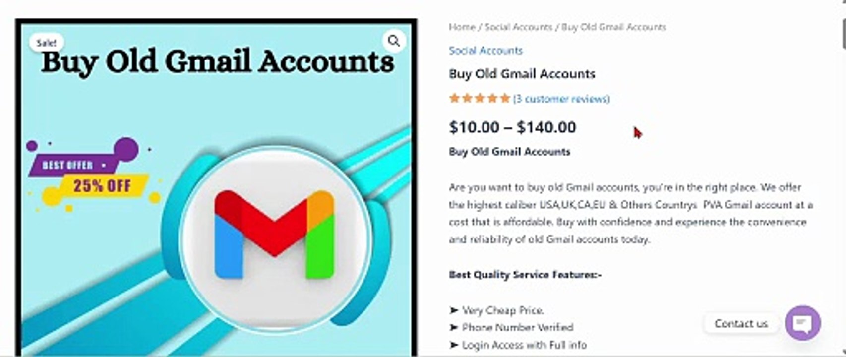 Buy gmail accounts instant delivery