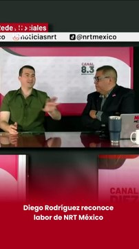 Diego Rodríguez reconoció el trabajo de NRT y de los medios de comunicación, además de enviar una felicitación a Lic. Rolando R. González Treviño y al Lic. Rolando Andrée González Michelena 🎙️📌