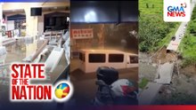 Matinding ulan nagpabaha at nagpaguho ng lupa sa Davao City; lalaki nakuryente at nalunod | SONA