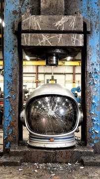 Hydraulic Press vs Astronaut! Extreme Crushing Experiment (Satisfying ASMR)