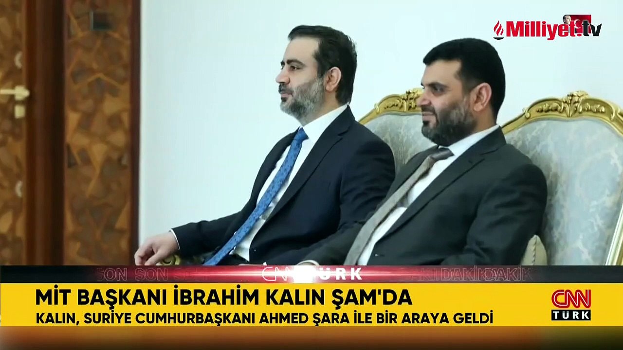 MİT Başkanı İbrahim Kalın Suriye Devlet Başkanı Ahmed eş-Şara ile görüştü