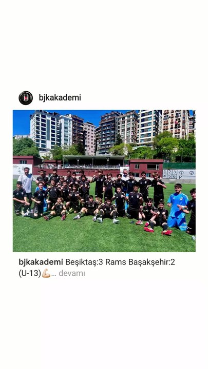 Beşiktaş: 3 Rams Başakşehir: 2 (U-13)