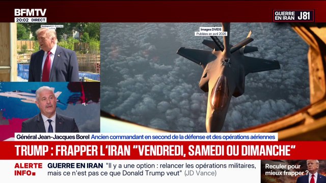 Donald Trump pourrait relancer les frappes dans quelques jours: Son objectif c'est d'amener les Iraniens à la table des négociations , estime le Général Jean-Jacques Borel