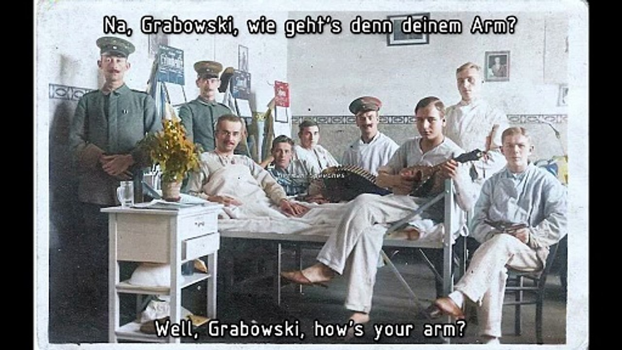 Audio Image – In the military hospital, October 24, 1914 [English subtitles]