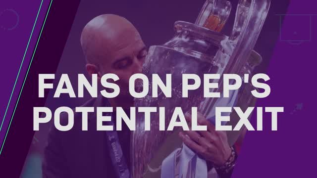 'Don't go' - City fans saddened by potential Pep exit