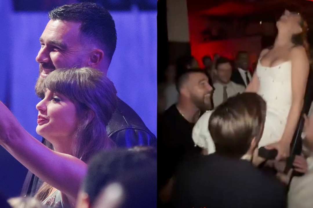 Travis Kelce demuestra que es el verdadero MVP de las fiestas durante una boda