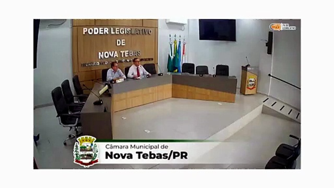 Sessão de Câmara no Paraná dura 20 segundos após presença de apenas um vereador