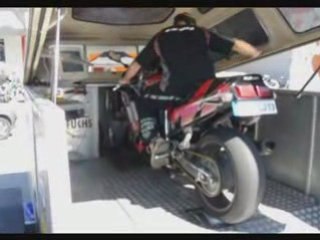 1100gsxr 1992 au banc de puissance.