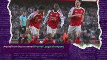 Arsenal win Premier League title