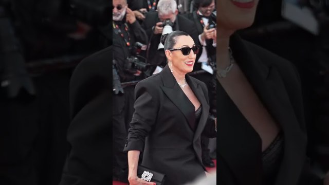 Rossy de Palma sur le tapis rouge du Festival de Cannes pour la projection de Amarga Navidad,
