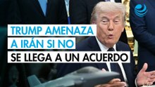 Trump dice que se vería obligado a atacar de nuevo Irán en "dos o ⁠tres días" si no hay acuerdo
