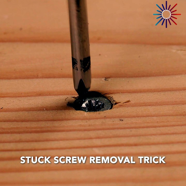 How to remove screws easily