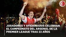 Londres se viste de rojo y blanco: el Arsenal celebra su primera Premier League desde 2004