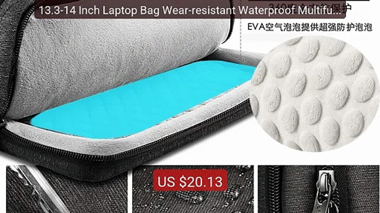 13.3-14 Inch Laptop Bag Wear-resistant Waterproof Multifuncti... -- Amazing Value 2026 | Must Have!