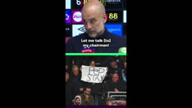 Pep's message to City fans as quit rumours swirl