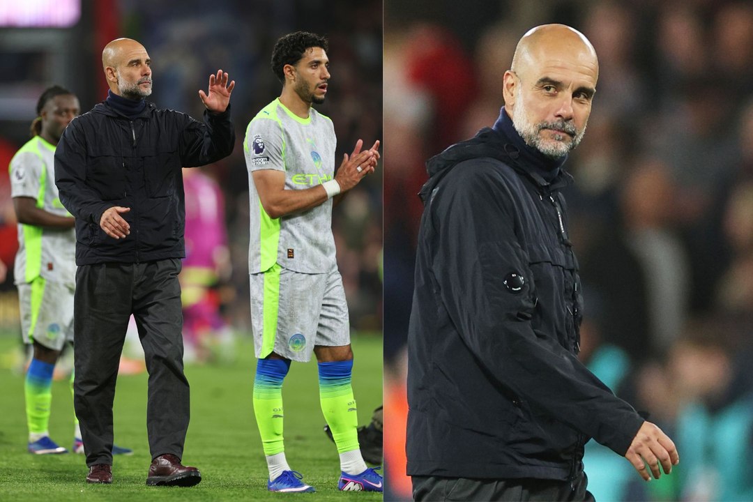 Pep Guardiola se aleja de los jugadores del Manchester City en un momento que alimenta los rumores sobre su salida