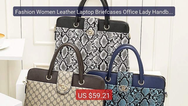 Fashion Women Leather Laptop Briefcases Office Lady Handbags F... Best Buy 2026 | Great Quality!