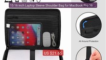 15 16 inch Laptop Sleeve Shoulder Bag for MacBook Pro 16 HP De... -- Best Buy 2026 | Great Quality!
