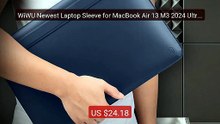 WiWU Newest Laptop Sleeve for MacBook Air 13 M3 2024 Ultra-thi... -- Hot Deal 2026 | Limited Offer!