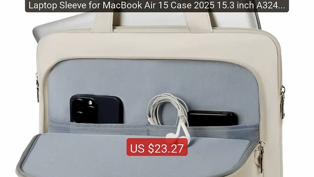 Laptop Sleeve for MacBook Air 15 Case 2025 15.3 inch A3241 Ba... Amazing Value 2026 | Must Have!