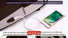 Laptop Backpack Anti-theft Waterproof School Backpacks with US... -- Best Buy 2026 | Great Quality!