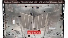 Replace Cover For GE63 GE63VR MS-16P1 MS-16P5 Screen Back Cover/Top... -- Top Rated 2026 | Buy Now!