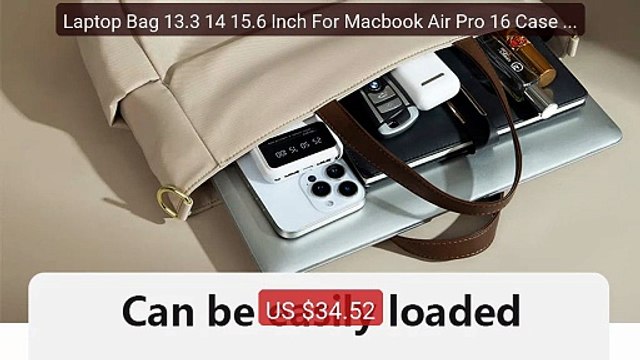 Laptop Bag 13.3 14 15.6 Inch For Macbook Air Pro 16 Case HP Hu... Hot Deal 2026 | Limited Offer!