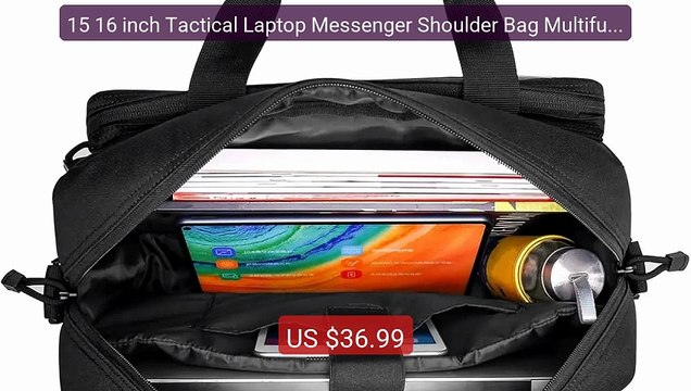 15 16 inch Tactical Laptop Messenger Shoulder Bag Multifunctio... Best Buy 2026 | Great Quality!