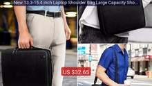 New 13.3-15.4 inch Laptop Shoulder Bag Large Capacity Shockproof Ta... -- Top Rated 2026 | Buy Now!
