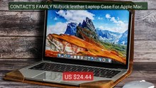 CONTACT'S FAMILY Nubuck leather Laptop Case For Apple Macbook ... -- Best Buy 2026 | Great Quality!
