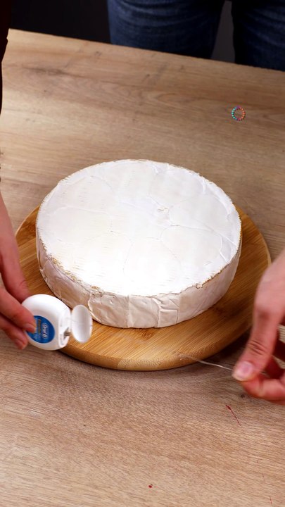 Satisfying cheese cutting technique🧀