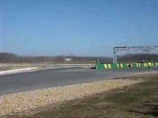 essais sprintcar lors de la journée d'entrainement