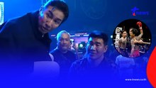 รู้แล้ว "สมรักษ์ คำสิงห์ " กระซิบบอกอะไร "หนุ่ม กรรชัย" บนเวทีมวย