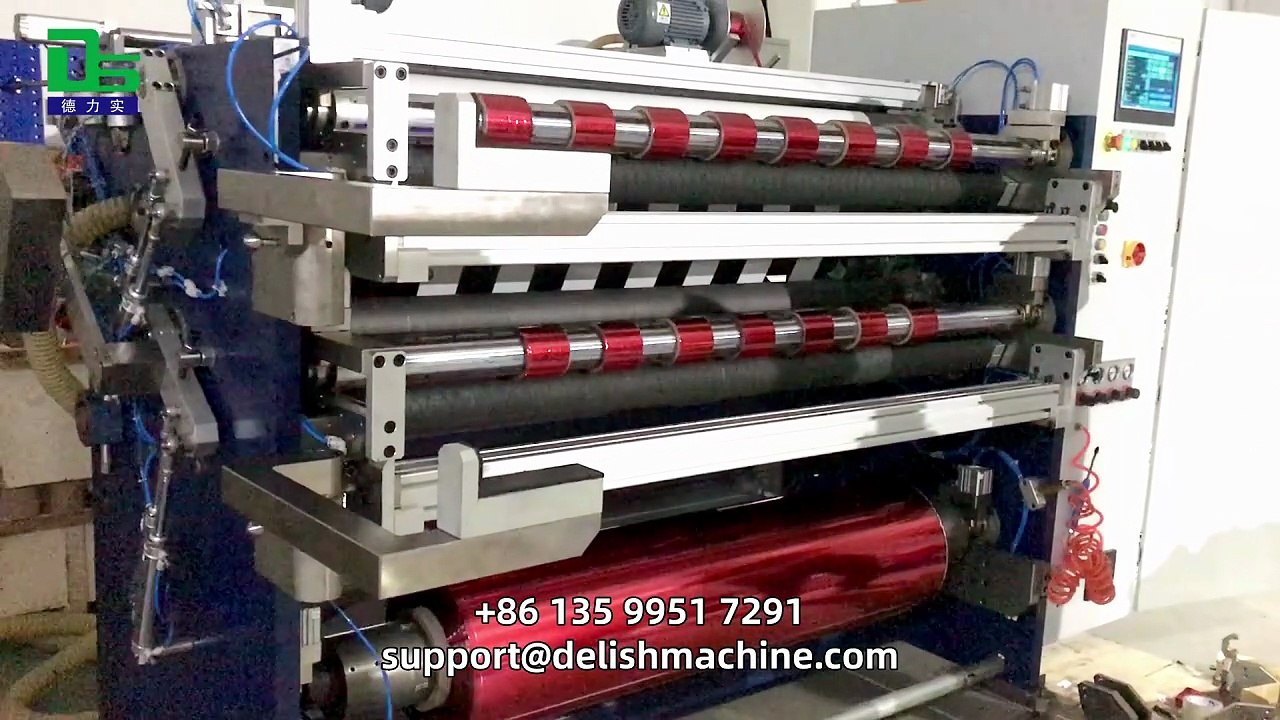 Delish Hot Stamping Foil Slitter: Slitting without burrs, winding smooth as a mirror