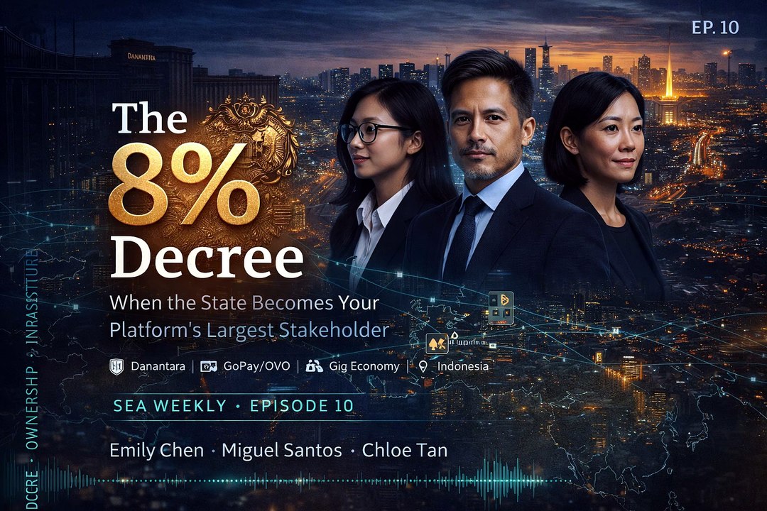 SEA Weekly - Episode 10: The 8% Decree — When the State Becomes Your Platform’s Largest Stakeholder
