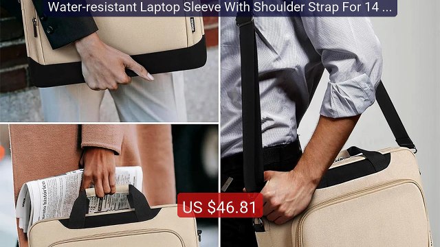 Water-resistant Laptop Sleeve With Shoulder Strap For 14 ‘’15... Amazing Value 2026 | Must Have!