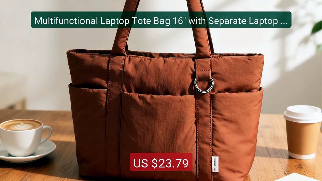 Multifunctional Laptop Tote Bag 16 with Separate Laptop Co... Top Pick 2026 | Unbeatable Price!
