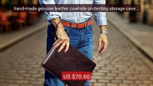 hand-made genuine leather cowhide protecting storage case bag... -- Amazing Value 2026 | Must Have!
