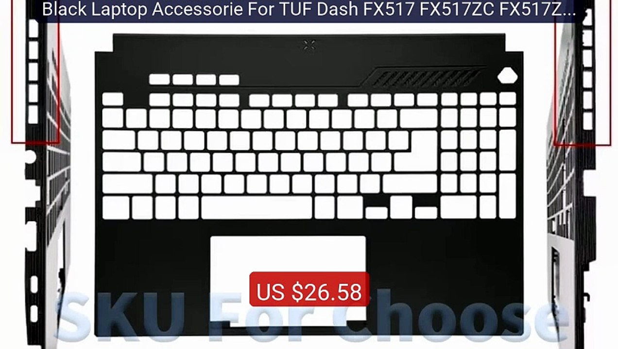 Black Laptop Accessorie For TUF Dash FX517 FX517ZC FX517ZE FX... -- Amazing Value 2026 | Must Have!
