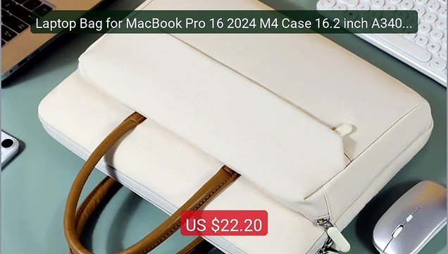 Laptop Bag for MacBook Pro 16 2024 M4 Case 16.2 inch A3403 Sl... Amazing Value 2026 | Must Have!